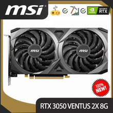 Load image into Gallery viewer, MSI GeForce RTX 3050 8 GB (GeForce RTX 3050 VENTUS 2X XS 8G OC), LHR